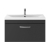 Nuie Athena Wall Hung 1-Drawer Vanity Unit with Basin-2 800mm Wide - Gloss Grey