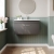Nuie Athena Wall Hung 1-Drawer Vanity Unit with Basin-4 800mm Wide - Gloss Grey | Thumbnail Image