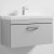 Nuie Athena Wall Hung 1-Drawer Vanity Unit with Basin-3 800mm Wide - Gloss Grey Mist
