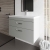 Nuie Athena Wall Hung 2-Drawer Vanity Unit with Basin-1 800mm Wide - Gloss Grey Mist