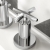 Nuie Aztec 3-Hole Basin Mixer Tap with Waste - Chrome