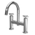 Nuie Aztec Pillar Mounted Bath Filler Tap - Chrome