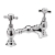 Nuie Beaumont Luxury 2-Hole Basin Mixer Tap Deck Mounted - Chrome