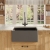 Nuie Belfast Fireclay Kitchen Sink 1.0 Bowl 595mm L x 455mm W - Soft Black | Thumbnail Image