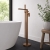 Nuie Binsey Freestanding Bath Shower Mixer Tap with Shower Kit - Brushed Bronze | Thumbnail Image