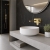 Nuie Binsey 2-Hole Wall Mounted Basin Mixer Tap with Plate - Brushed Brass | Thumbnail Image