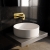 Nuie Binsey 2-Hole Wall Mounted Basin Mixer Tap with Plate - Brushed Brass | Thumbnail Image
