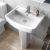 Nuie Bliss Basin and Semi Pedestal 520mm Wide - 1 Tap Hole | Thumbnail Image