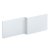 Nuie Blocks Square Shower Bath Front Panel 540mm H x 1700mm W - Satin White