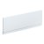 Nuie Blocks Straight Bath Front Panel and Plinth 560mm H x 1800mm W - Satin White