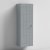 Nuie Blocks Wall Hung 1-Door Tall Storage Unit 400mm Wide - Satin Grey