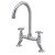 Nuie Bridge Kitchen Sink Mixer Tap Crosshead Handle - Brushed Nickel