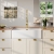 Nuie Butler Fireclay Kitchen Sink with Overflow 1.0 Bowl 795mm L x 500mm W - White