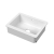 Nuie Butler Overmount Fireclay Kitchen Sink 1.0 Bowl with Overflow 595mm L x 460mm W - White | Thumbnail Image