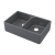Nuie Butler Fireclay FW Kitchen Sink with Overflow 2.0 Bowl 795mm L x 500mm W - Soft Black