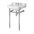 Nuie Carlton Basin with Washstand 560mm Wide - 3 Tap Hole