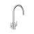 Nuie Charnel Kitchen Sink Mixer Tap Dual Lever Handle - Chrome | Thumbnail Image