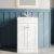 Classique 500mm 2-Door Floor Standing Vanity Unit with Ceramic Basin | Thumbnail Image