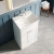 Nuie Classique Floor Standing 2-Door Vanity Unit with Basin-3 500mm Wide - Satin White | Thumbnail Image