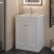 Classique 600mm 2-Door Floor Standing Vanity Unit with Ceramic Basin