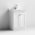 Classique 600mm 2-Door Floor Standing Vanity Unit with Marble Top Basin