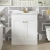 Classique 600mm 2-Door Floor Standing Vanity Unit with Marble Top Basin