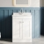 Classique 600mm 2-Door Floor Standing Vanity Unit with Marble Top Basin | Thumbnail Image