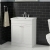 Classique 800mm 2-Door Floor Standing Vanity Unit with Fireclay Basin