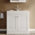 Classique 800mm 2-Door Floor Standing Vanity Unit with Stone Basin | Thumbnail Image