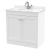 Classique 800mm 2-Door Floor Standing Vanity Unit with Marble Top Basin