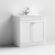 Classique 800mm 2-Door Floor Standing Vanity Unit with Marble Top Basin
