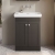 Classique 600mm 2-Door Floor Standing Vanity Unit with Fireclay Basin | Thumbnail Image
