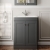 Classique 600mm 2-Door Floor Standing Vanity Unit with Stone Basin | Thumbnail Image