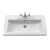 Nuie Classique Floor Standing 2-Door Vanity Unit with Basin 800mm Wide Satin Grey - 1 Tap Hole