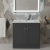 Classique 800mm 2-Door Floor Standing Vanity Unit with Ceramic Basin
