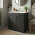 Nuie Classique Floor Standing 2-Door Vanity Unit with 1TH Stone Basin 800mm Wide - Soft Black | Thumbnail Image