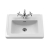 Nuie Classique Wall Hung 1-Drawer Vanity Unit with Basin 500mm Wide Satin White - 1 Tap Hole