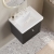 Nuie Classique Wall Hung 1-Drawer Vanity Unit with Basin 500mm Wide Satin Anthracite - 3 Tap Hole | Thumbnail Image