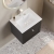 Nuie Classique Wall Hung 1-Drawer Vanity Unit with Basin-2 500mm Wide - Satin Anthracite