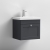 Classique 500mm 1-Drawer Wall Hung Vanity Unit with Ceramic Basin