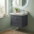 Classique 500mm 1-Drawer Wall Hung Vanity Unit with Premium Fireclay Basin