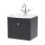 Nuie Classique Wall Hung 1-Drawer Vanity Unit with Curved Basin 500mm Wide - Satin Anthracite | Thumbnail Image