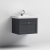Nuie Classique Wall Hung 1-Drawer Vanity Unit with Basin 600mm Wide Satin Anthracite - 1 Tap Hole