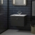 Classique 600mm 1-Drawer Wall Hung Vanity Unit with Ceramic Basin