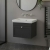 Classique 600mm 1-Drawer Wall Hung Vanity Unit with Fireclay Basin