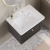 Nuie Classique Wall Hung 1-Drawer Vanity Unit with Classic Basin 600mm Wide Satin Anthracite - 0 Tap Hole | Thumbnail Image