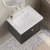 Nuie Classique Wall Hung 1-Drawer Vanity Unit with 0TH Contemporary Basin 600mm Wide - Satin Anthracite | Thumbnail Image