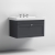 Nuie Classique Wall Hung 1-Drawer Vanity Unit with Basin 800mm Wide Satin Anthracite - 3 Tap Hole