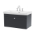 Nuie Classique Wall Hung 1-Drawer Vanity Unit with Basin 800mm Wide Satin Anthracite - 3 Tap Hole