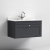 Classique 800mm 1-Drawer Wall Hung Vanity Unit with Marble Top Basin